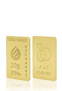 Lingot Or 9 ct de 20 g. - Idée cadeau Mariage - IGE Gold